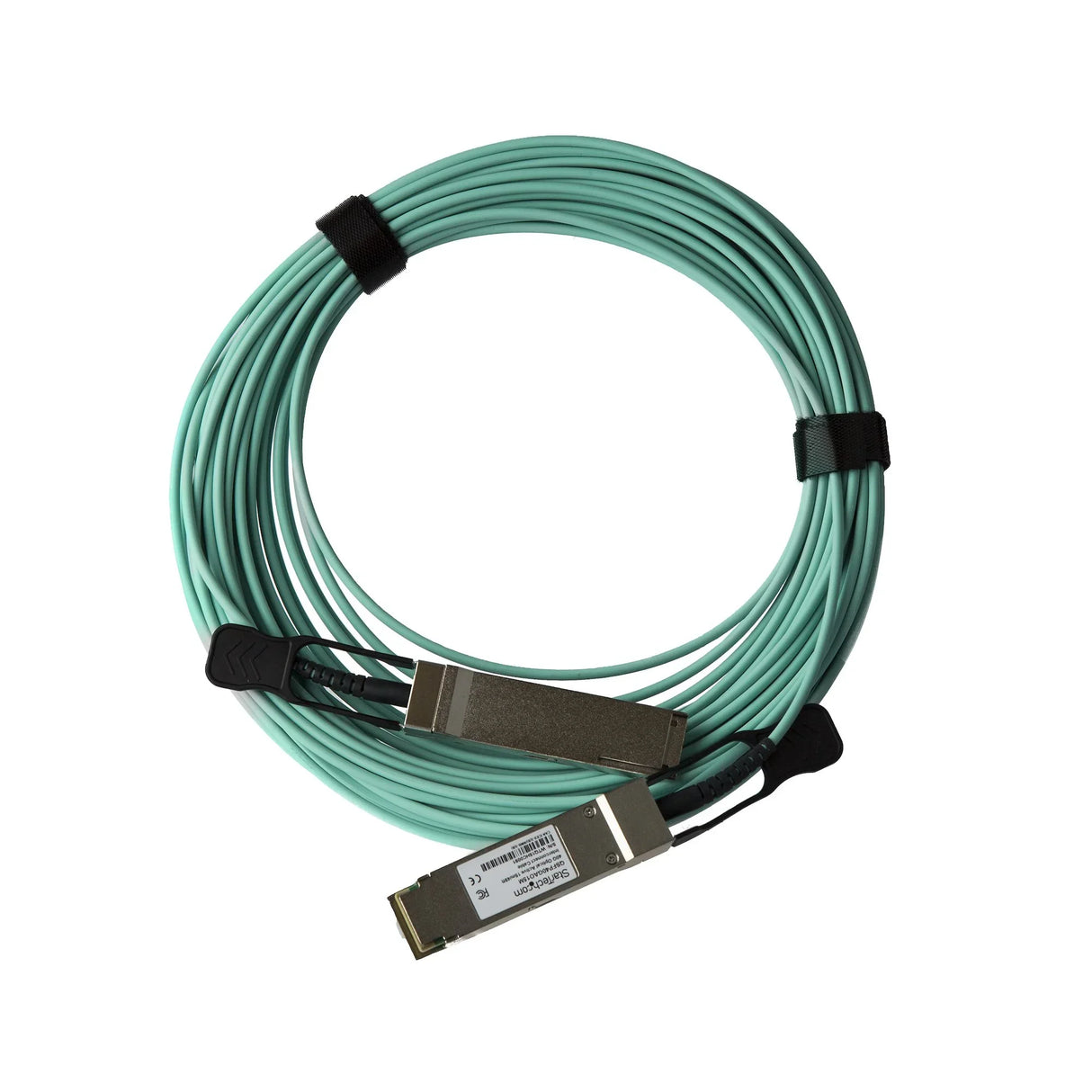 STARTECH MSA Uncoded Compatible 15m|49.2ft 40G QSFP+ to QSFP+ AOC Cable - 40 GbE QSFP+ Active Optical Fiber - 40 Gbps QSFP Plus|Transceiver Module Cable (QSFP40GAO15M) (QSFP40GAO15M)