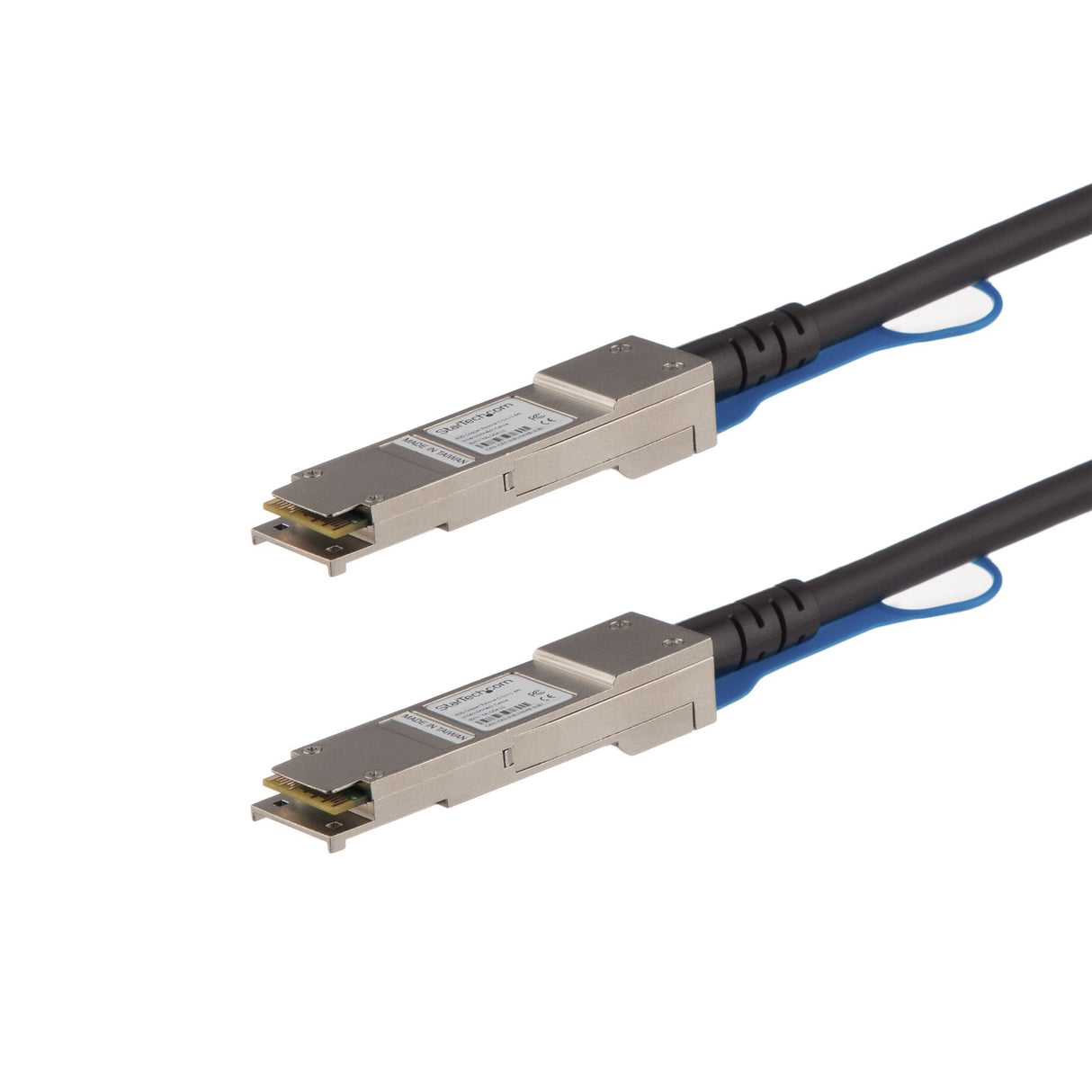 STARTECH MSA Uncoded Compatible 1m 40G QSFP+ to QSFP+ Direct Attach Breakout Cable Twinax - 40 GbE QSFP+ Copper DAC 40 Gbps Low Power Passive Transceiver Module DAC (QSFP40GPC1M) (QSFP40GPC1M)