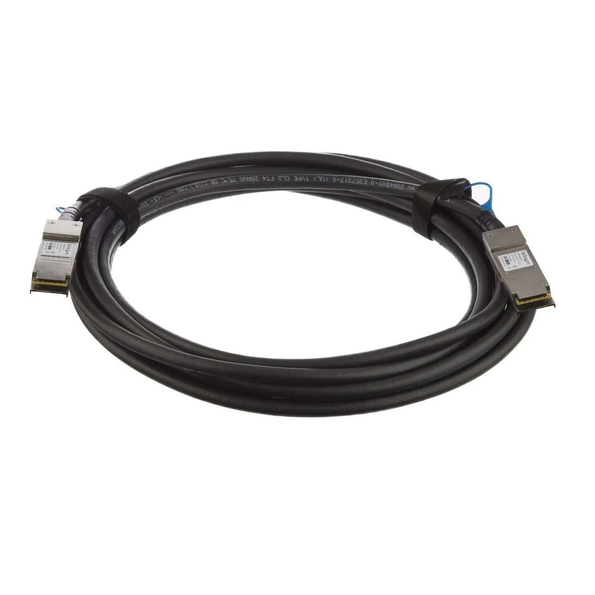 STARTECH MSA Uncoded Compatible 5m 40G QSFP+ to QSFP+ Direct Attach Breakout Cable Twinax - 40 GbE QSFP+ Copper DAC 40 Gbps Low Power Passive Transceiver Module DAC (QSFP40GPC5M) (QSFP40GPC5M)
