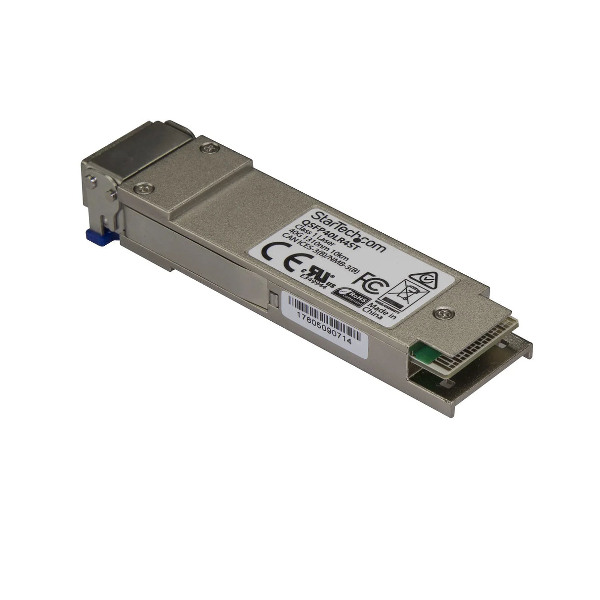 STARTECH MSA Uncoded Compatible QSFP+ Module - 40GBASE-LR4 - 40GbE Single Mode Fiber (SMF) Optic Transceiver - 40GE Gigabit Ethernet QSFP+ - LC 10km - 1270nm to 1330nm - DDM (QSFP40LR4ST) (QSFP40LR4ST)