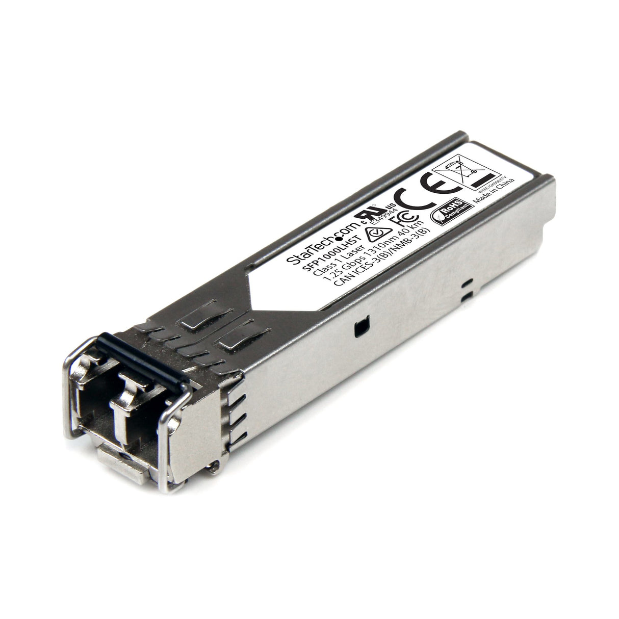 STARTECH MSA Uncoded Compatible SFP Module - 1000BASE-LH - 1GbE Single Mode Fiber (SMF) Optic Transceiver - 1GE Gigabit Ethernet SFP - LC 40km - 1310nm - DDM (SFP1000LHST) (SFP1000LHST)