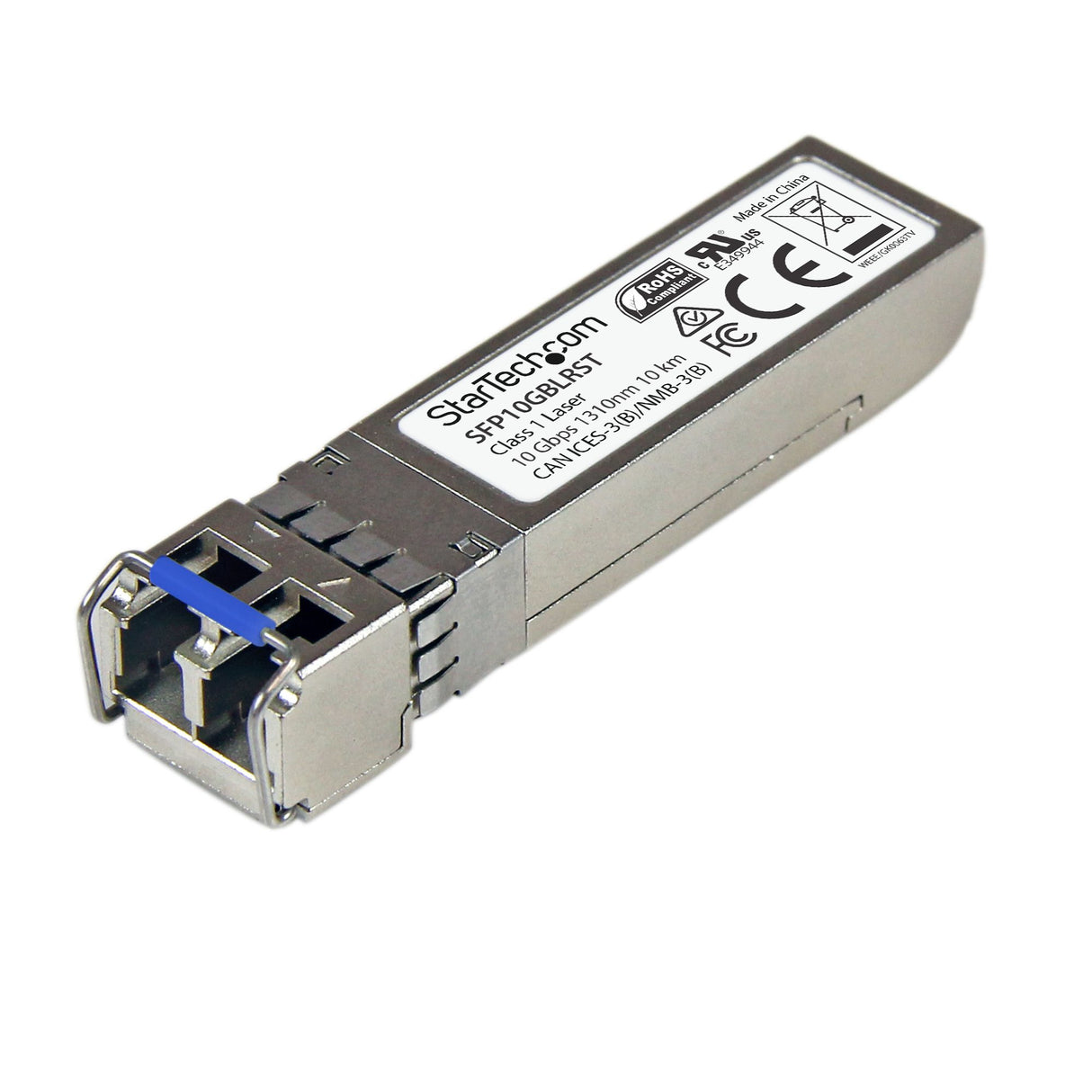 STARTECH MSA Uncoded Compatible SFP+ Module - 10GBASE-LR - 10GbE Single Mode Fiber (SMF) Optic Transceiver - 10GE Gigabit Ethernet SFP+ - LC 10km - 1310nm - DDM (SFP10GBLRST) (SFP10GBLRST)