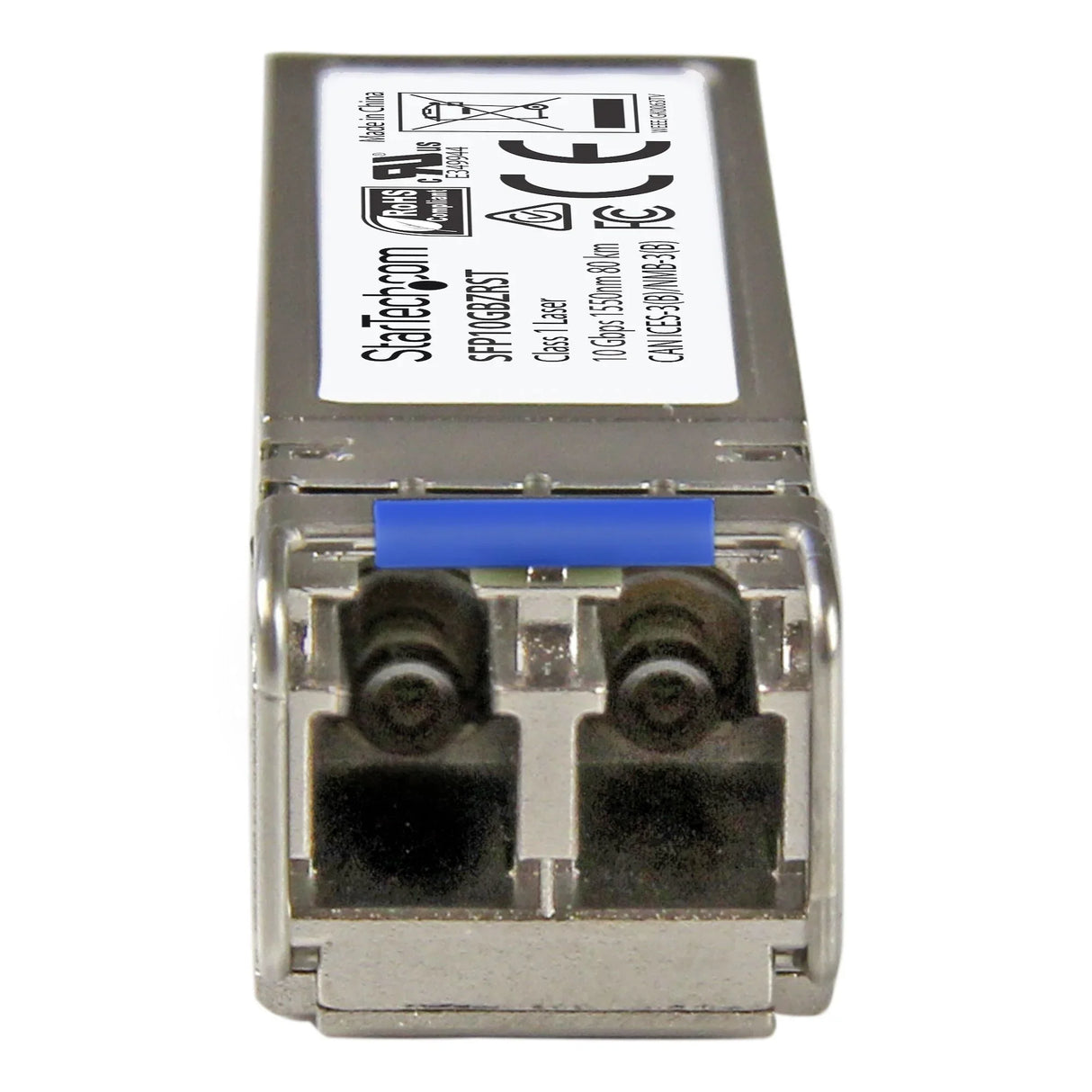 STARTECH MSA Uncoded Compatible SFP+ Module - 10GBASE-ZR - 10GbE Single Mode Fiber (SMF) Optic Transceiver - 10GE Gigabit Ethernet SFP+ - LC 80km - 1550nm - DDM (SFP10GBZRST) (SFP10GBZRST)