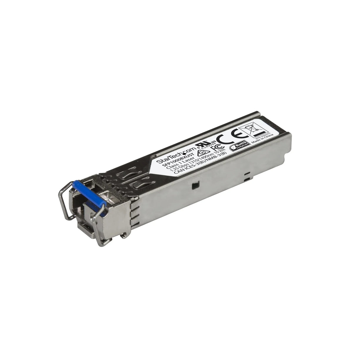 STARTECH MSA Uncoded SFP Module - 1000BASE-BX - 1 Gigabit Ethernet BiDi Fiber Single Strand SFP Transceiver - LC 10km - MSA Compliant (SFP1000BXUST) (SFP1000BXUST)