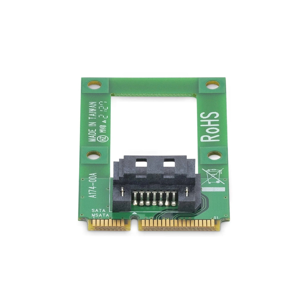 STARTECH mSATA to SATA HDD | SSD Adapter | Mini SATA to SATA Converter Card - mSATA to SATA 2.5|3.5 Hard Drive Adapter Converter Card (MSAT2SAT3) (MSAT2SAT3)