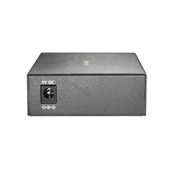 STARTECH Multimode (MM) SC Fiber Media Converter for 10|100|1000 Network - 550m Range - Gigabit Ethernet - 850nm - Full Duplex (MCMGBSCMM055) (MCMGBSCMM055)