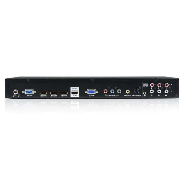 STARTECH Multiple Video Input with Audio to HDMI Scaler Switcher - HDMI | VGA | Component - HDMI Converter Switch (VS721MULTI)