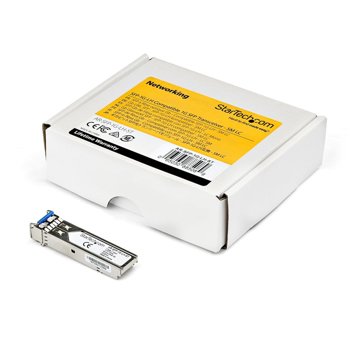 STARTECH Palo Alto Networks SX Compatible SFP Module - 1000BASE-SX - 1GbE Multimode Fiber MMF Optic Transceiver - 1GE Gigabit Ethernet SFP - LC 550m - 850nm - DDM (SX-ST) (SX-ST)