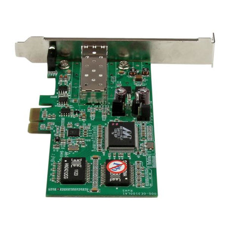 STARTECH PCI Express Gigabit Ethernet Fiber Network Card w| Open SFP - PCIe GbE SFP Network Card Adapter NIC - Fiber Optic SFP Adapter (PEX1000SFP2)