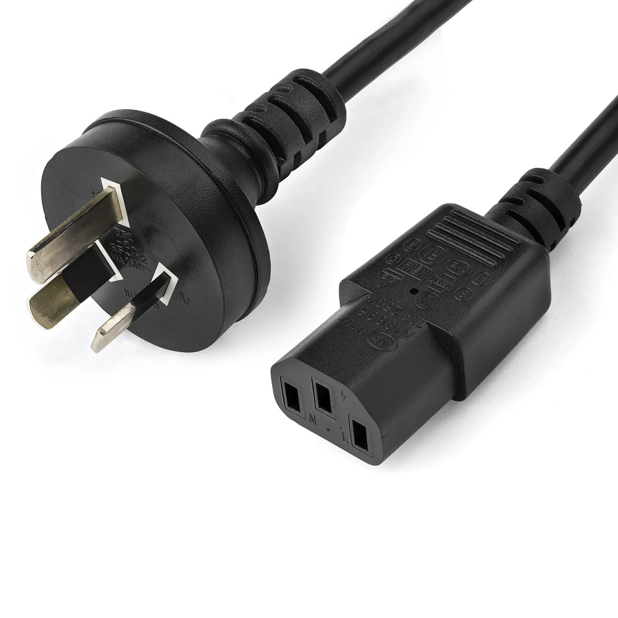 STARTECH Power Supply Cord - AS|NZS 3112 to C13 - 2 m (6 ft.) (PXTA1012M)