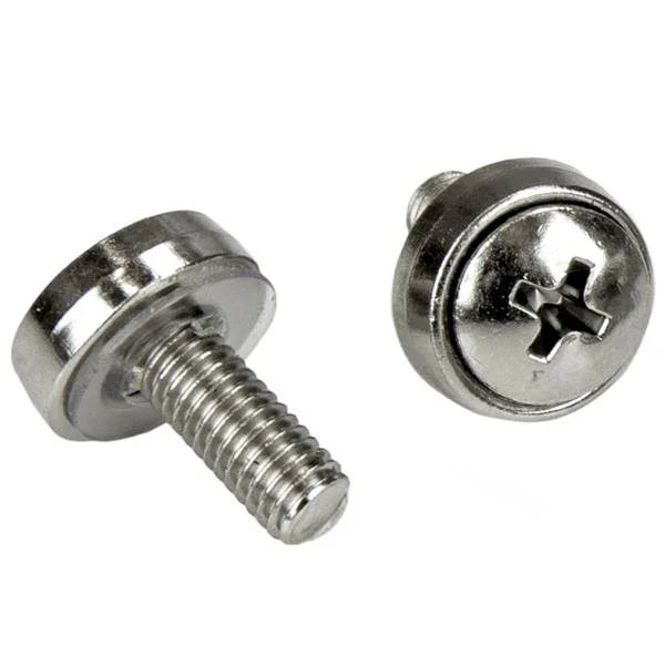 STARTECH Rack Screws | 20 Pack | Installation Tool | 12 mm M5 Screws | M5 Nuts | Cabinet Mounting Screws and Cage Nuts (CABSCRWM520)