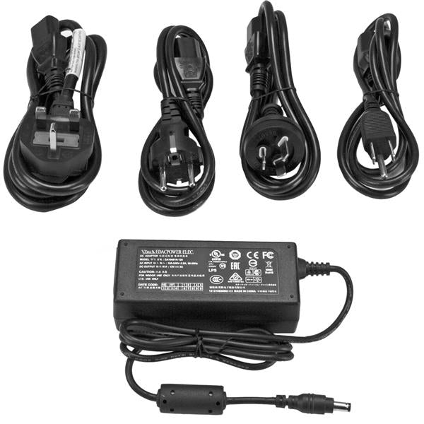 STARTECH Replacement 12V DC Power Adapter - 12 Volts 5 Amps (SVA12M5NA)