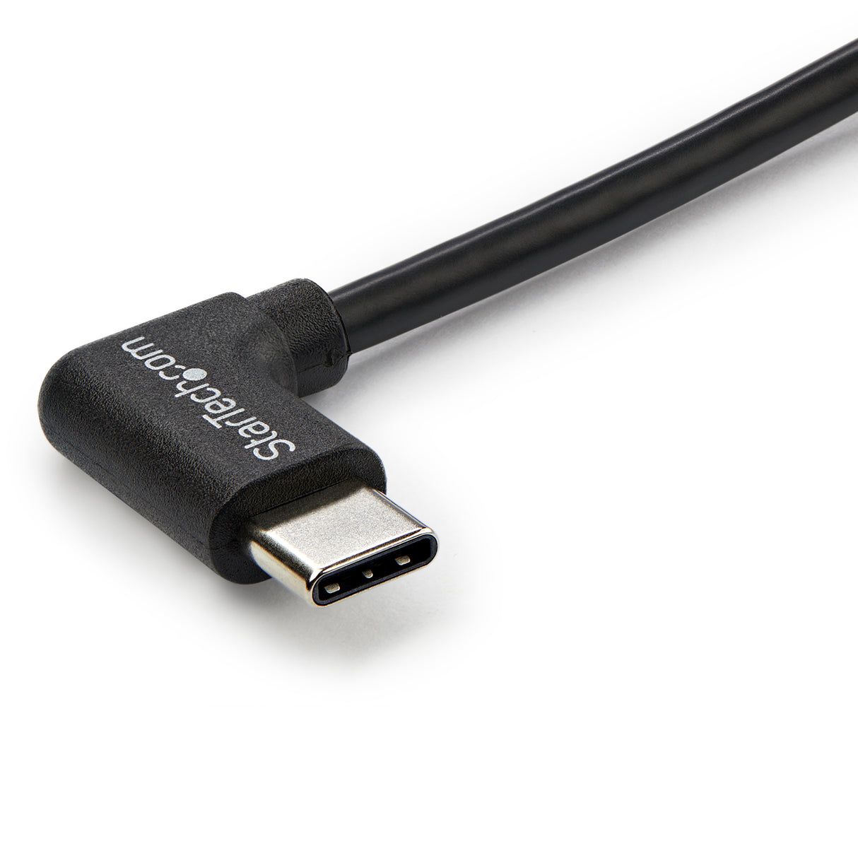 STARTECH Right Angle USB-C Cable - 1m | 3 ft - Reversible - M|M - USB Type C Cable - USB-C Charge Cable - USB C to USB C Cable (USB2CC1MR)