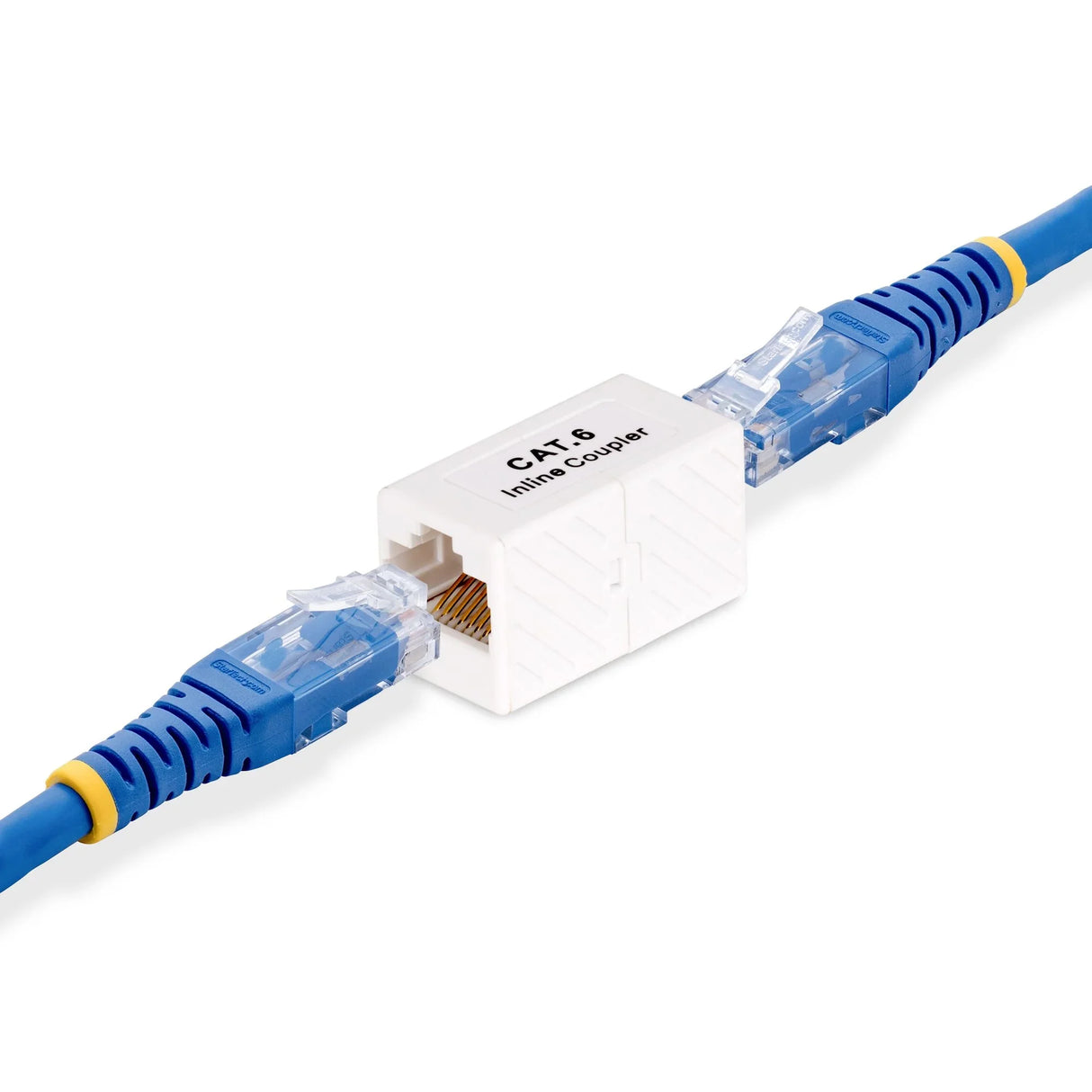 STARTECH RJ45 Coupler 5-Pack | Inline Cat6 Coupler | Female to Female (F|F) T568 Connector | Unshielded Cat6 Cable Extension (IN-CAT6-COUPLER-U5)