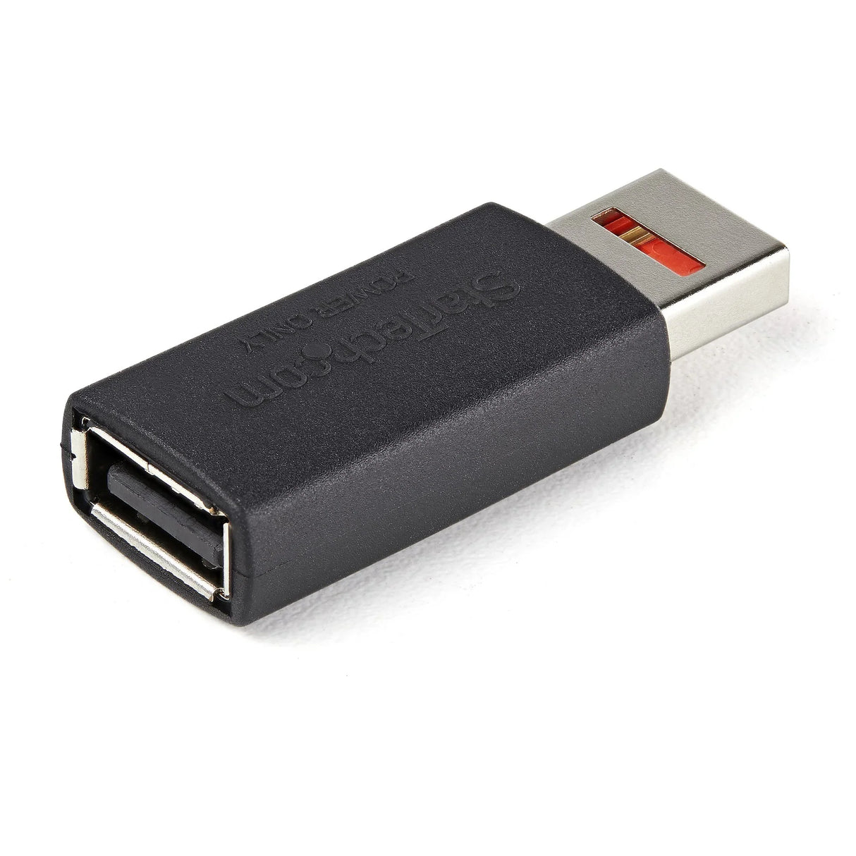 STARTECH Secure Charging USB Data Blocker Adapter | Male to Female USB-A Charge-Only Adapter | No-Data Charge|Power-Only Adapter for Phone|Tablet | Data Blocking USB Protector Adapter (USBSCHAAMF) (USBSCHAAMF)