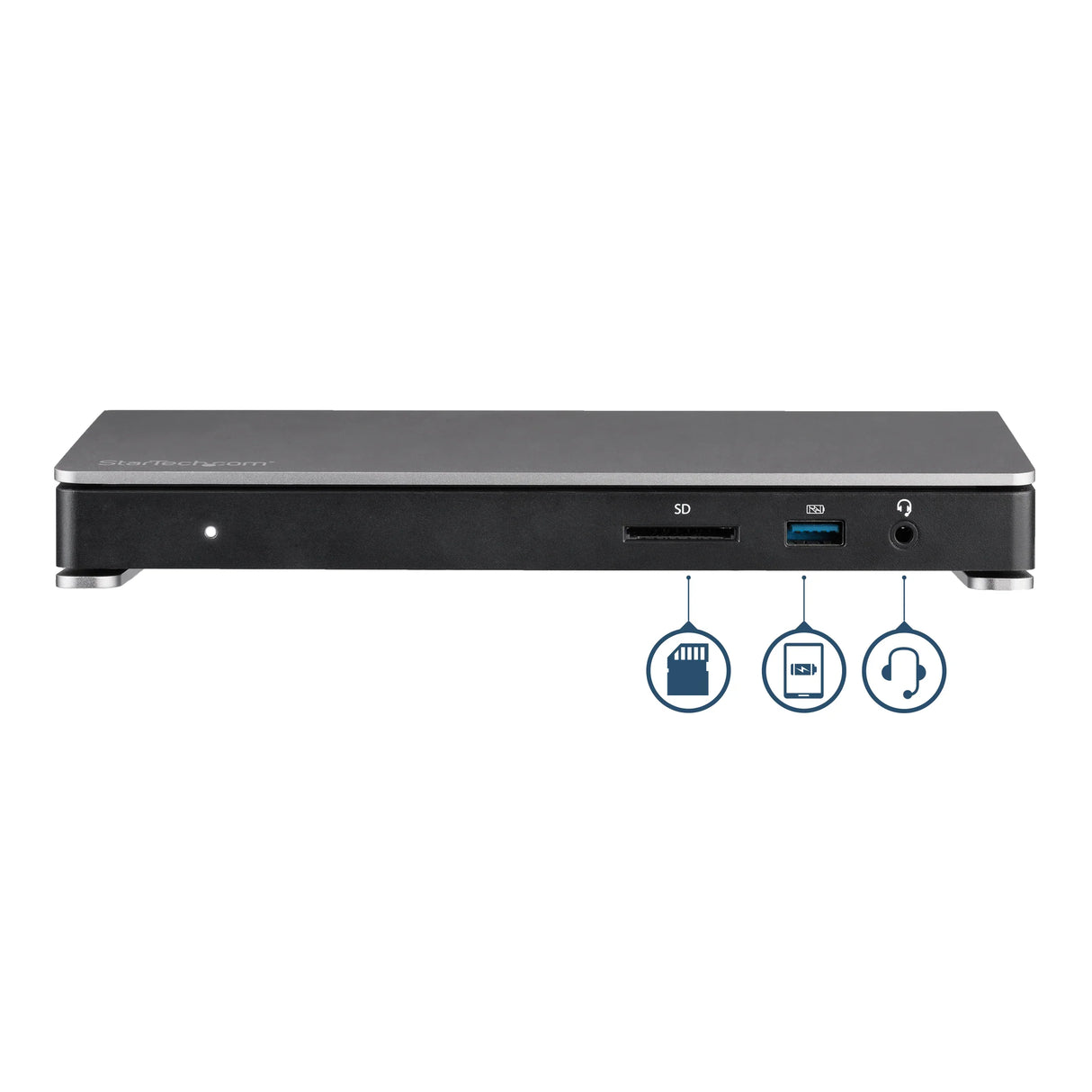 STARTECH TB3DOCK2DPPD – Thunderbolt 3 / 85W PD / DisplayPort / 6x USB-A / Ethernet – Docking Station
