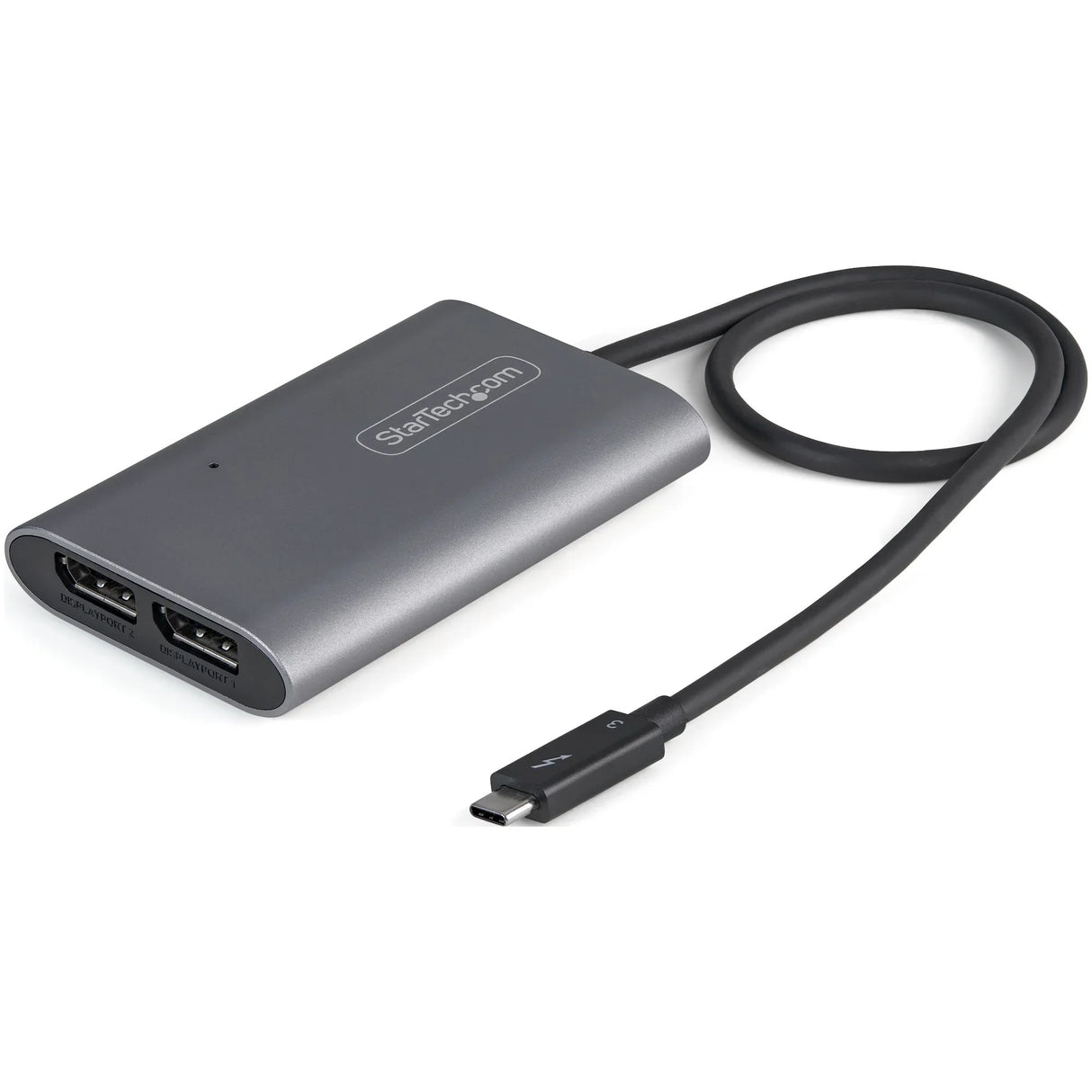 STARTECH Thunderbolt 3 to Dual DisplayPort Adapter DP 1.4 - Dual 4K 60Hz or Single 8K|5K Thunderbolt 3 to DP Adapter - TB3 to 2x DisplayPort Monitor Video Display Adapter - Mac|Windows (TB32DP14) (TB32DP14)