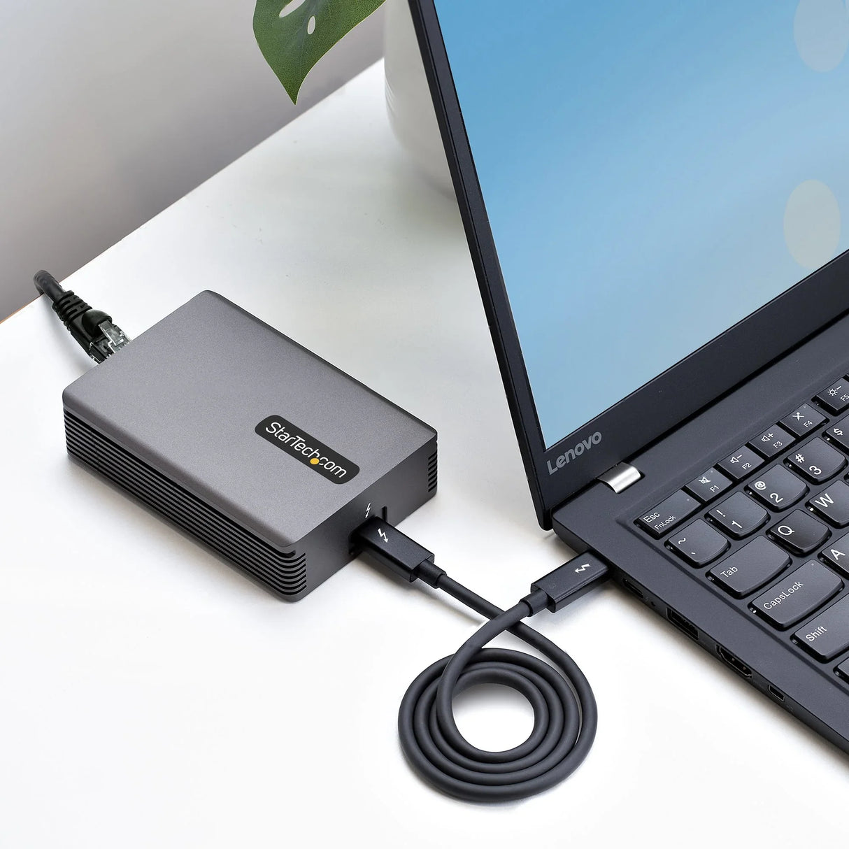 STARTECH Thunderbolt 3 to Ethernet Adapter | 10GbE | Multi-Gigabit | Thunderbolt 3 to RJ45 Network Adapter | 10GBASE-T|5-2.5GBASE-T NIC | 10G Network Adapter w| TB3-Certified Cable | Win|Mac (TB310G2) (TB310G2)