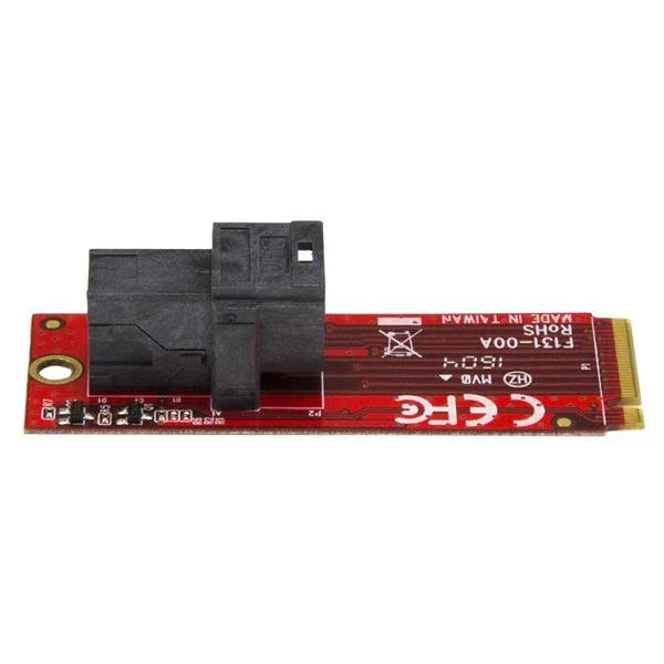 STARTECH U.2 to M.2 Adapter - for 1 x U.2 PCIe NVMe SSD - M.2 PCIe x4 Host Interface - U.2 SSD - M.2 PCIe Adapter - U.2 Drive (M2E4SFF8643)