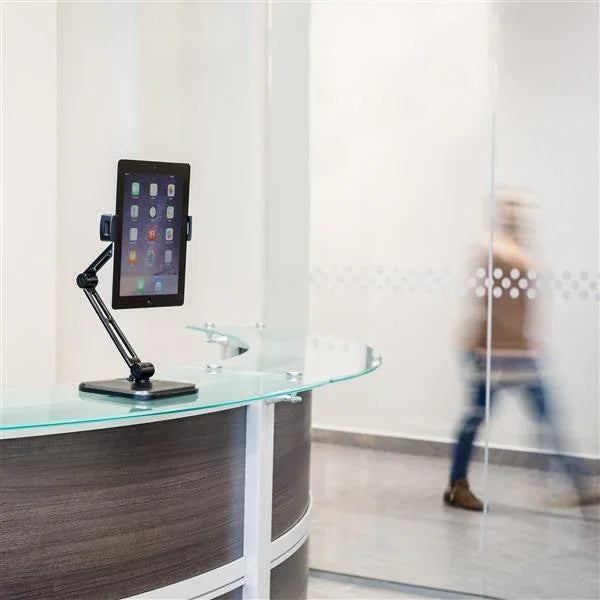 STARTECH Universal Tablet Stand - Portable Tablet Stand w| Optional Wallmount Base - Adjustable Pivoting Tablet Stand (ARMTBLTDT) (ARMTBLTDT)