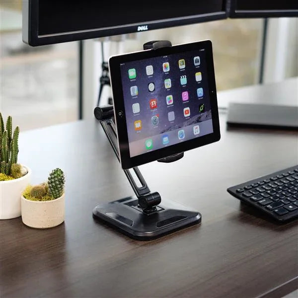 STARTECH Universal Tablet Stand - Portable Tablet Stand w| Optional Wallmount Base - Adjustable Pivoting Tablet Stand (ARMTBLTDT) (ARMTBLTDT)