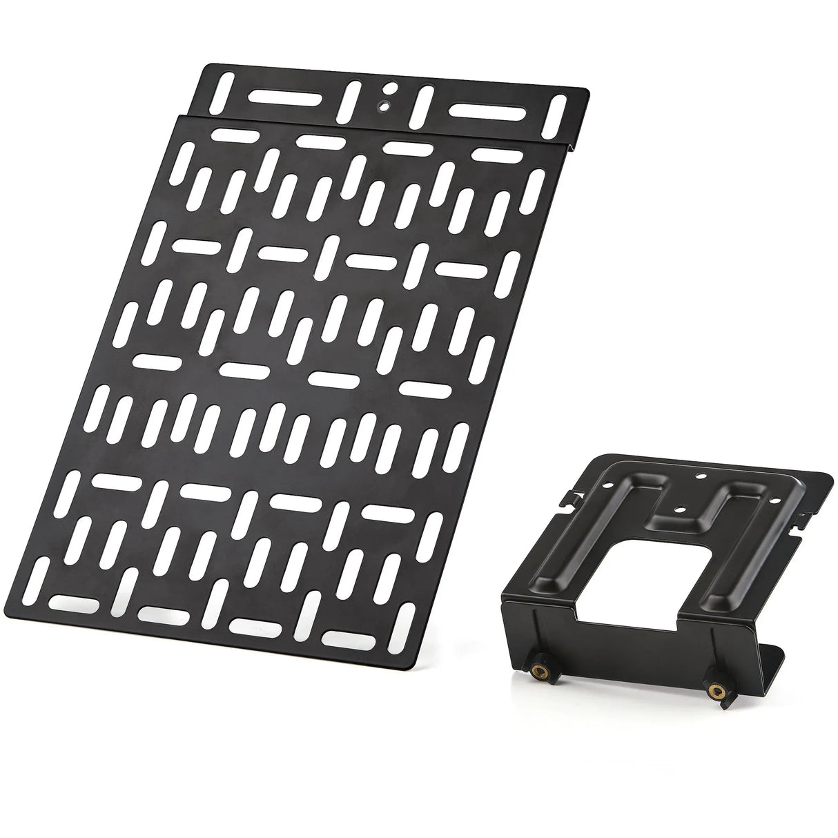 STARTECH Universal TV Accessory Mount - Adjustable TV & Wall Mount Bracket - Media Players|Router|Modem|AV Switches & Extenders|Apple TV - Hidden Cable Box Mount Behind TV - 11lb (5kg) (MDBOXMNT) (MDBOXMNT)