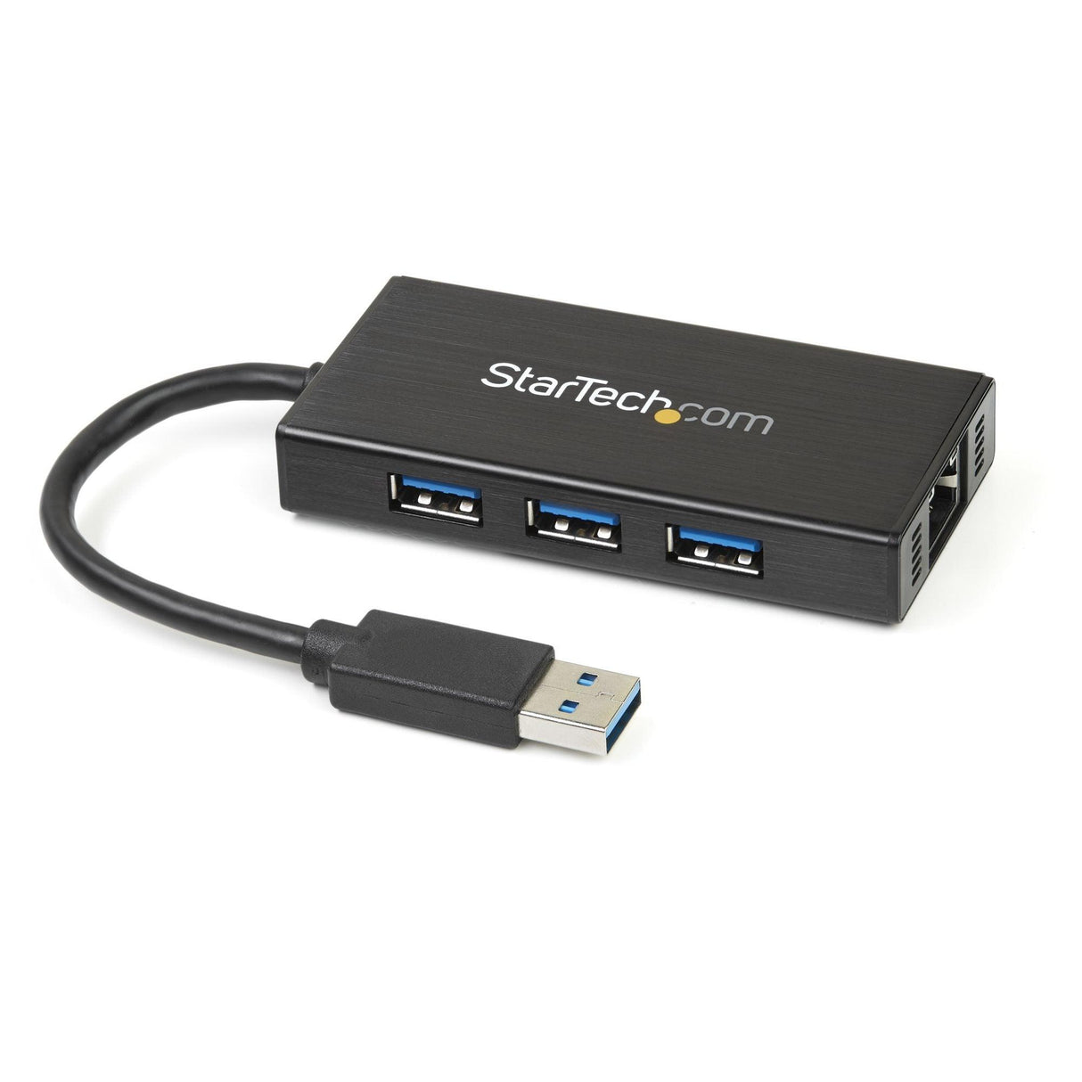 STARTECH USB 3.0 Hub with Gigabit Ethernet Adapter - 3 Port - NIC - USB Network | LAN Adapter | Windows & Mac Compatible (ST3300GU3B) (ST3300GU3B)