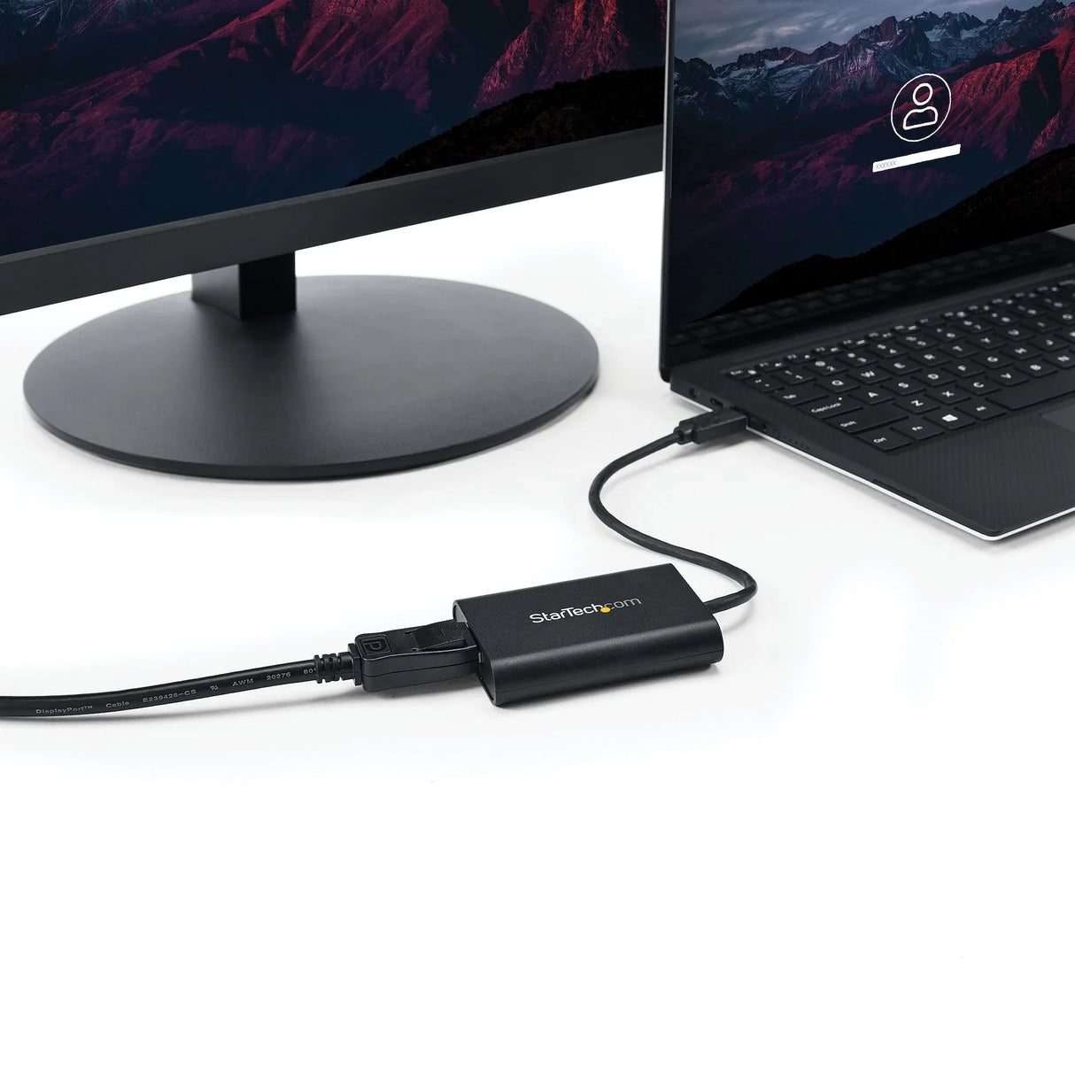 STARTECH USB 3.0 to DisplayPort Adapter - 4K 30Hz - External Video & Graphics Card - USB Display Adapter - Supports Windows (USB32DPES2) (USB32DPES2)