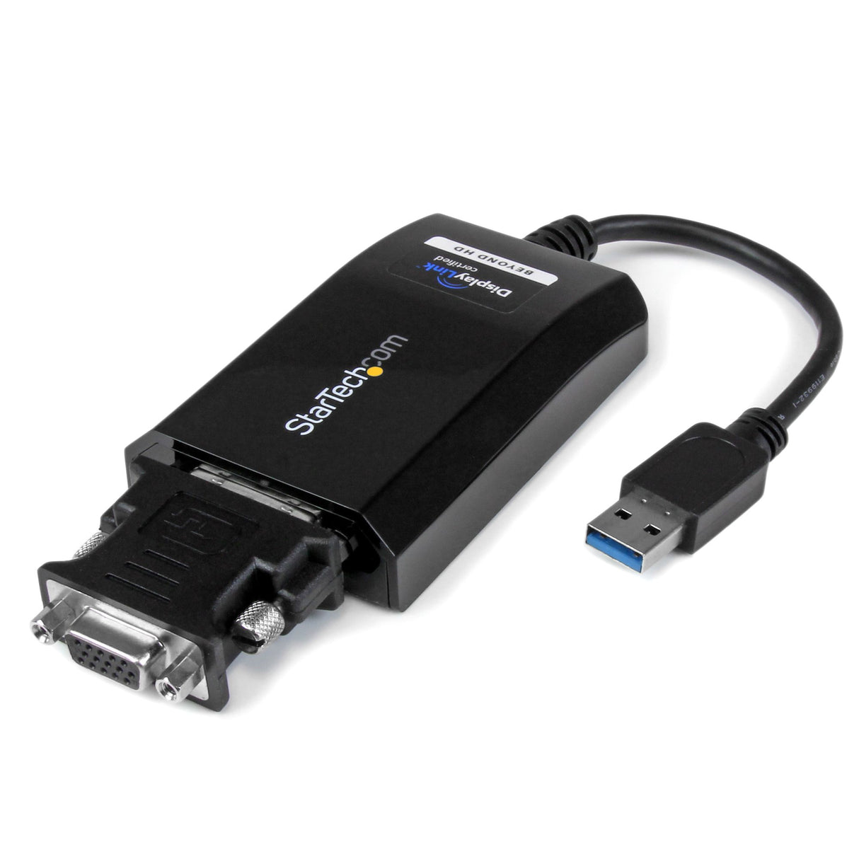 STARTECH USB 3.0 to DVI | VGA Adapter - 2048x1152 - External Video & Graphics Card - Dual Monitor Display Adapter Cable - Supports Mac & Windows (USB32DVIPRO) (USB32DVIPRO)
