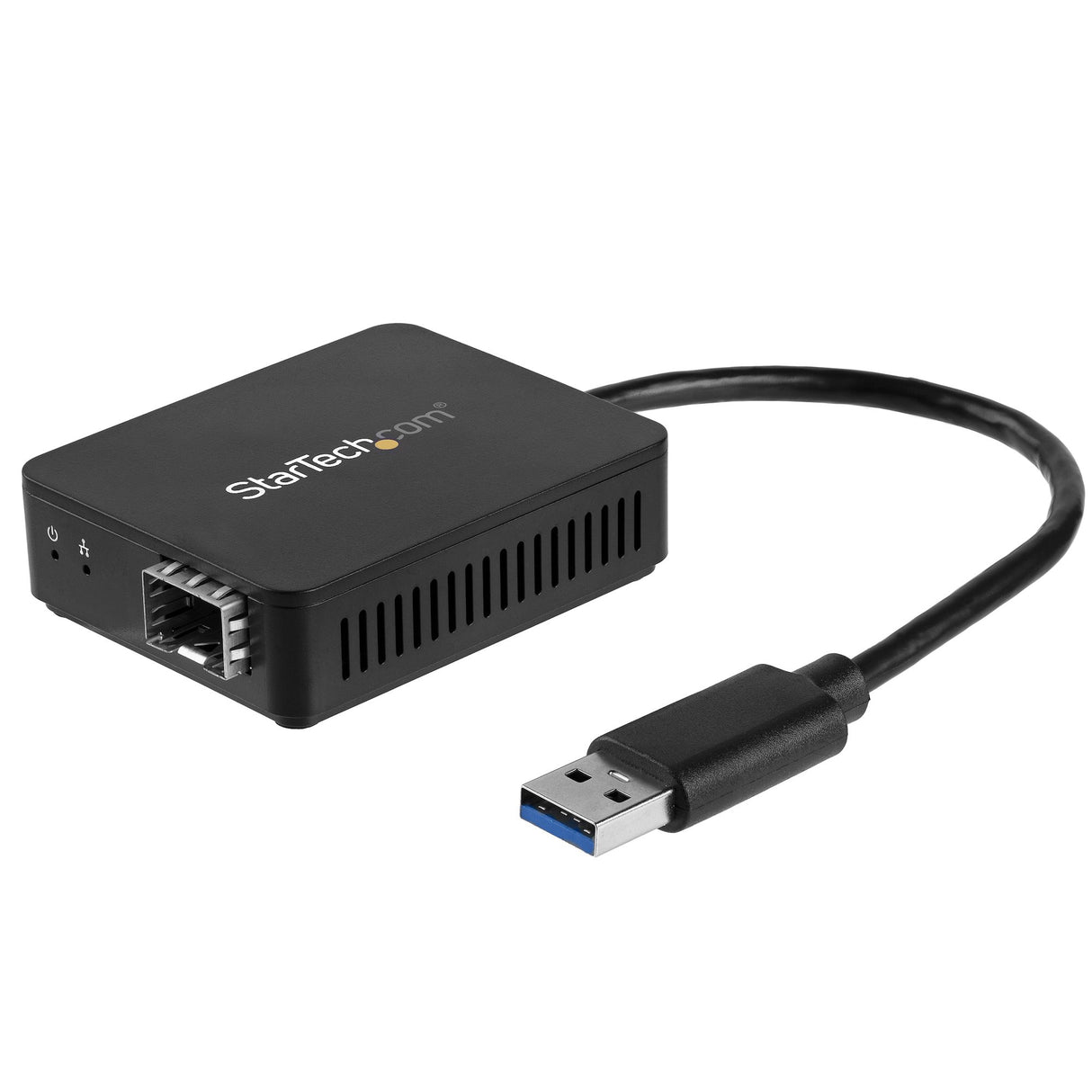 STARTECH USB 3.0 to Fiber Optic Converter - Compact USB to Open SFP Adapter - USB to Gigabit Network Adapter - USB 3.0 Fiber Adapter Multi Mode(MMF) |Single Mode Fiber(SMF) Compatible (US1GA30SFP) (US1GA30SFP)