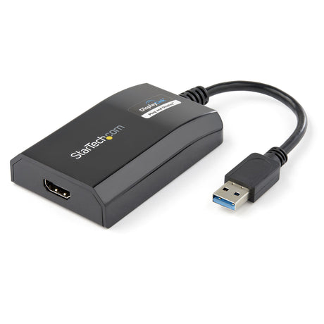 STARTECH USB 3.0 to HDMI Adapter - DisplayLink Certified - 1080p (1920x1200) - USB Type-A to HDMI Display Adapter Converter for Monitor - External Video & Graphics Card | Windows|Mac (USB32HDPRO) (USB32HDPRO)
