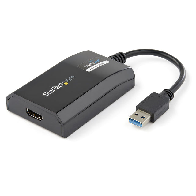 STARTECH USB 3.0 to HDMI Adapter - DisplayLink Certified - 1080p (1920x1200) - USB Type-A to HDMI Display Adapter Converter for Monitor - External Video & Graphics Card | Windows|Mac (USB32HDPRO) (USB32HDPRO)