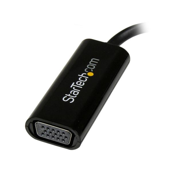 STARTECH USB 3.0 to VGA Adapter - Slim Design - 1920x1200 - External Video & Graphics Card - Dual Monitor Display Adapter - Supports Windows (USB32VGAES) (USB32VGAES)