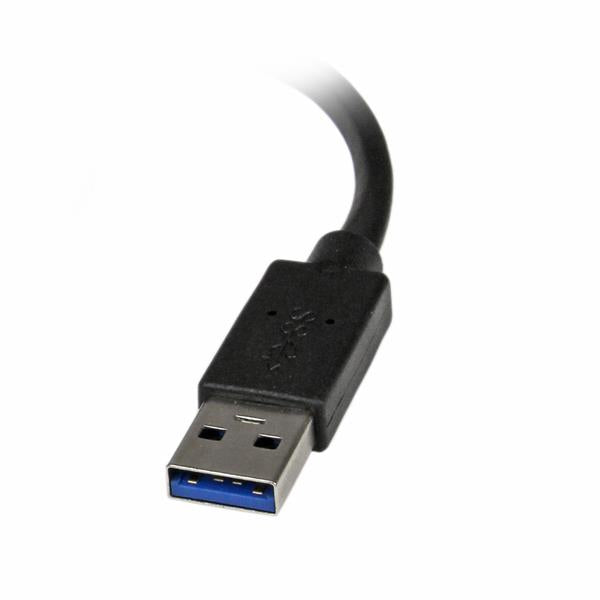 STARTECH USB 3.0 to VGA Adapter - Slim Design - 1920x1200 - External Video & Graphics Card - Dual Monitor Display Adapter - Supports Windows (USB32VGAES) (USB32VGAES)