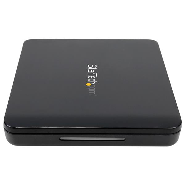 STARTECH USB 3.1 (10Gbps) Tool-free Enclosure for 2.5” SATA Drives - Ultra-fast | Portable Data Storage - Lightweight Plastic (S251BPU313)