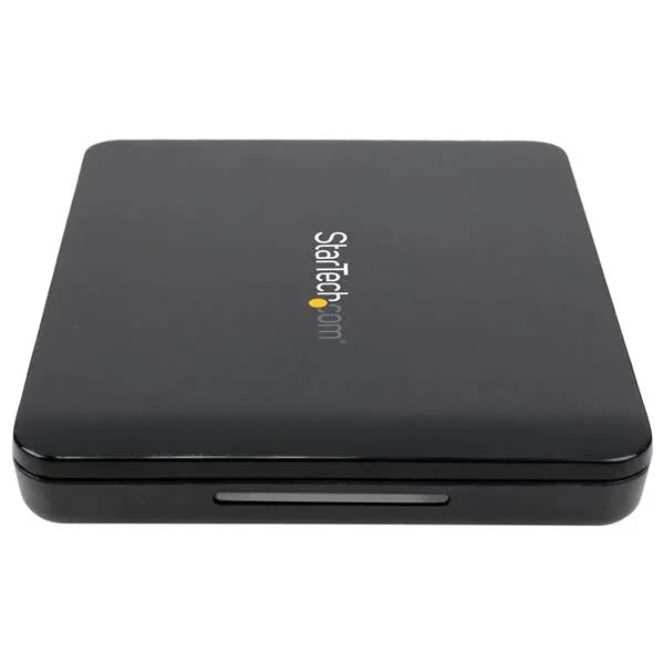 STARTECH USB 3.1 (10Gbps) Tool-free Enclosure for 2.5” SATA Drives - Ultra-fast | Portable Data Storage - Lightweight Plastic (S251BPU313)