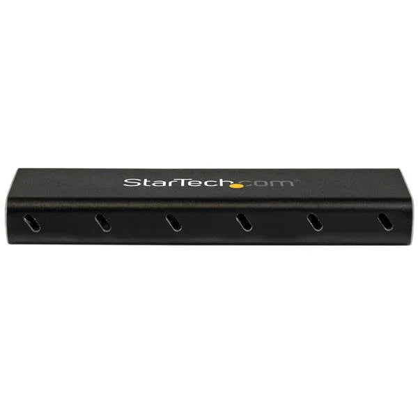 STARTECH USB 3.1 Gen 2 (10Gbps) mSATA Drive Enclosure - Aluminum - Portable Data Storage for mSATA and mSATA Mini (Half-Size) (SMS1BMU313)