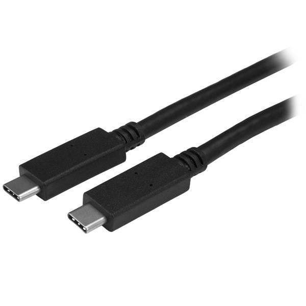 STARTECH USB 3.1 Type C Cable | 6 ft | 2m | with Power Delivery (USB PD) | Power Pass Through Charging | USB Charger (USB315CC2M)