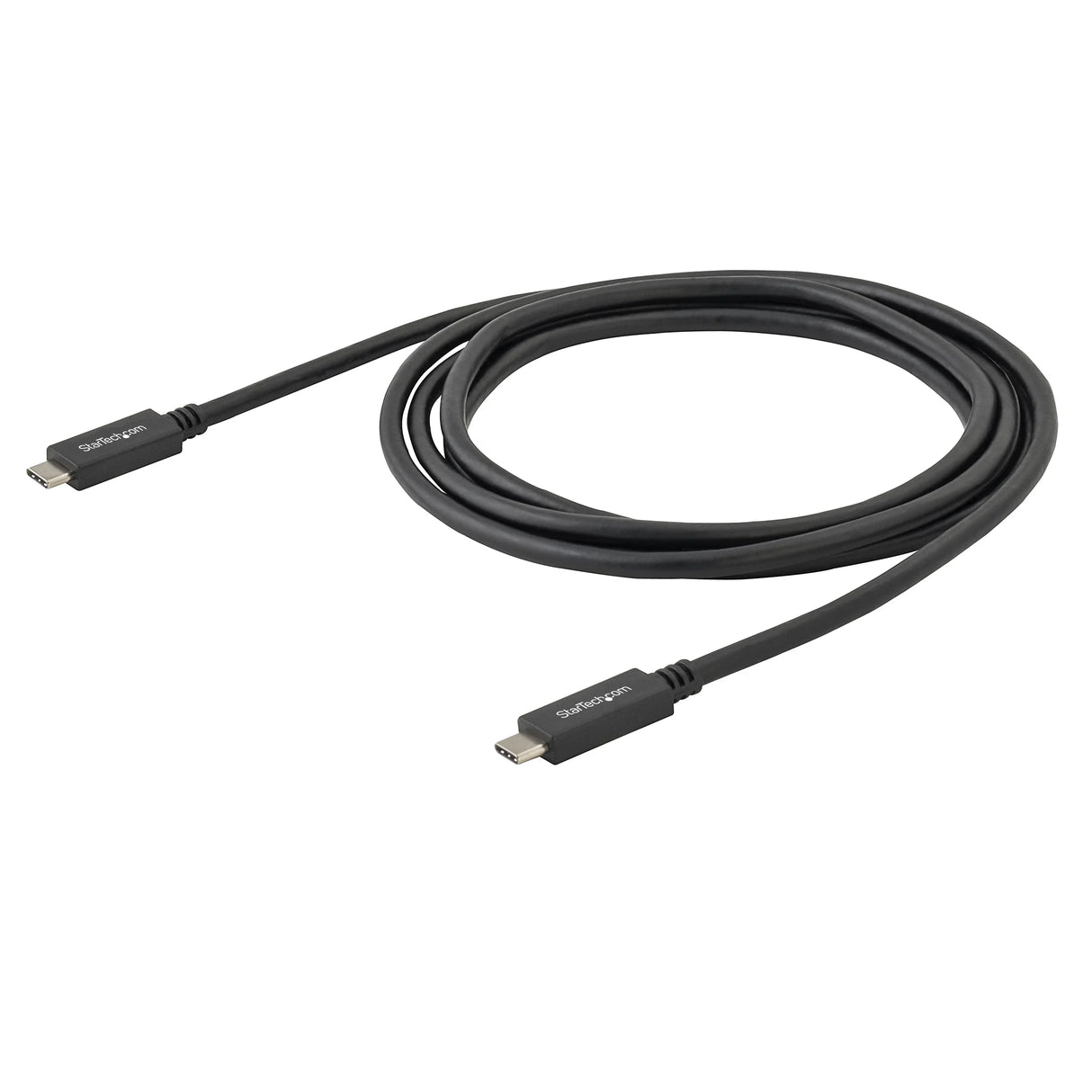 STARTECH USB 3.1 Type C Cable | 6 ft | 2m | with Power Delivery (USB PD) | Power Pass Through Charging | USB Charger (USB315CC2M)
