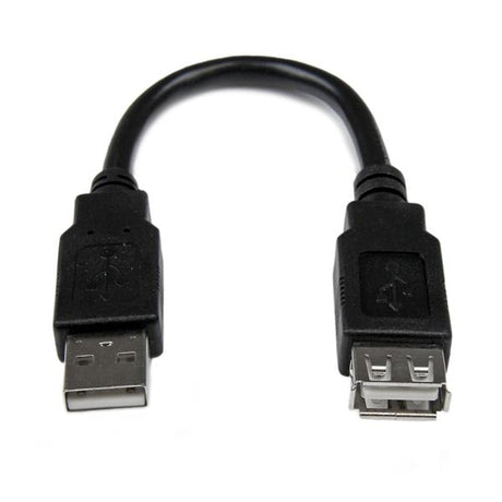 STARTECH USB A|USB A | M|F | 1.5m | 480 Mbit|s | Black (USBEXTAA6IN)