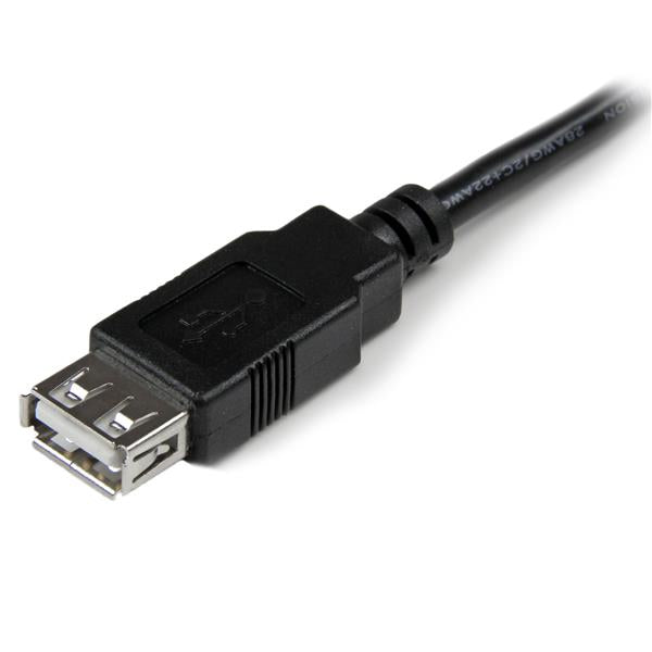 STARTECH USB A|USB A | M|F | 1.5m | 480 Mbit|s | Black (USBEXTAA6IN)