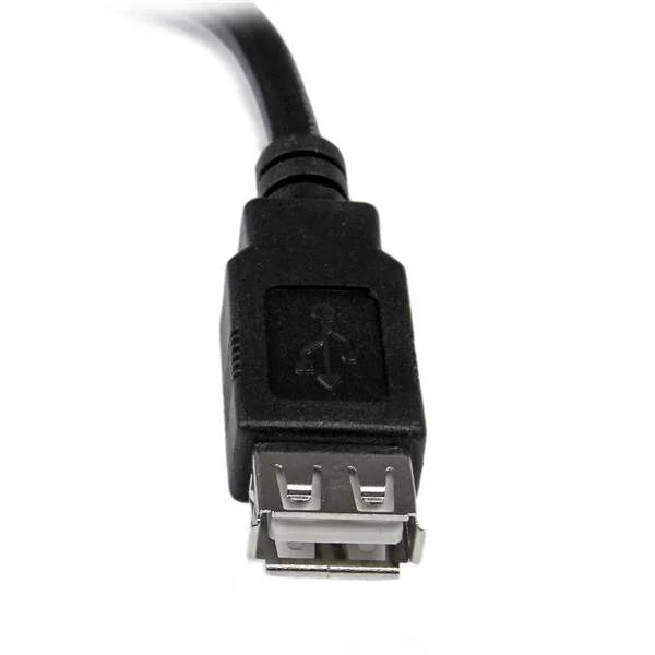 STARTECH USB A|USB A | M|F | 1.5m | 480 Mbit|s | Black (USBEXTAA6IN)
