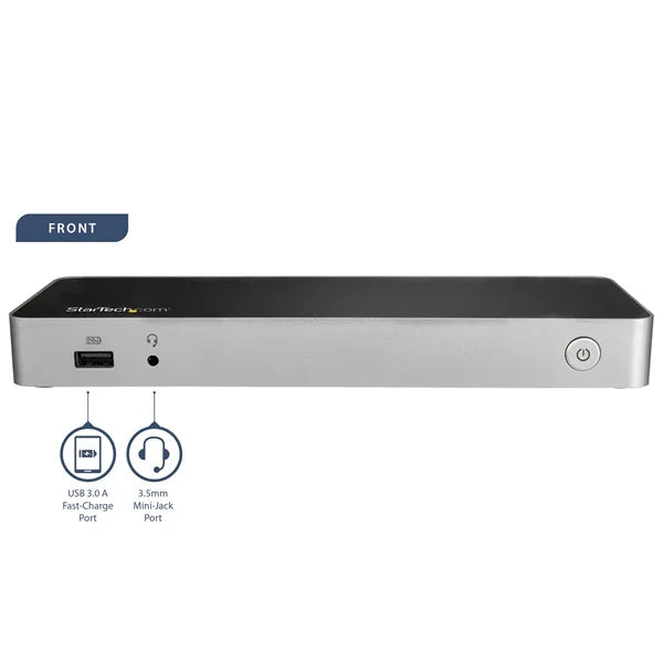 STARTECH DK30CHDDPPD – USB-C / 60W PD / HDMI / DP / 4x USB-A / Ethernet – Docking Station