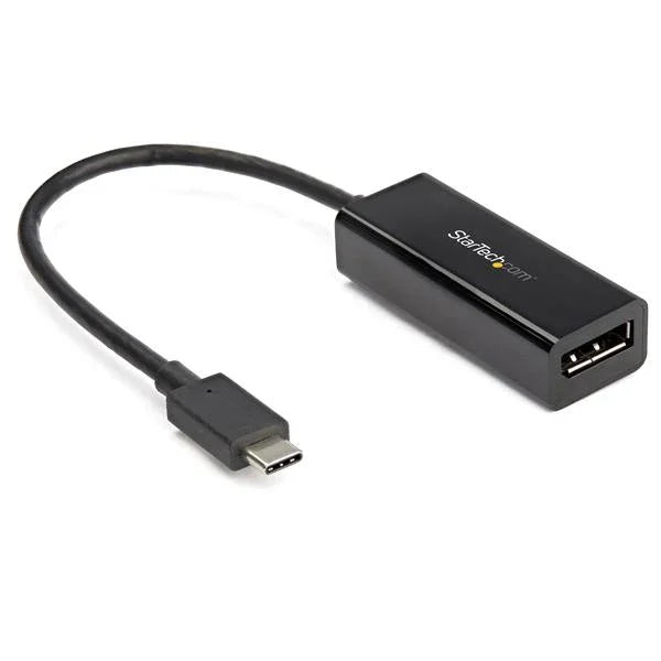 STARTECH USB C to DisplayPort Adapter - 8K|5K|4K USB Type C to DP 1.4 Alt Mode Video Converter - HBR3|DSC|HDR - 8K 60Hz Thunderbolt 3 Compatible DisplayPort Monitor Display Adapter (CDP2DP14B) (CDP2DP14B)