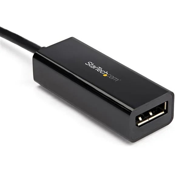 STARTECH USB C to DisplayPort Adapter - 8K|5K|4K USB Type C to DP 1.4 Alt Mode Video Converter - HBR3|DSC|HDR - 8K 60Hz Thunderbolt 3 Compatible DisplayPort Monitor Display Adapter (CDP2DP14B) (CDP2DP14B)