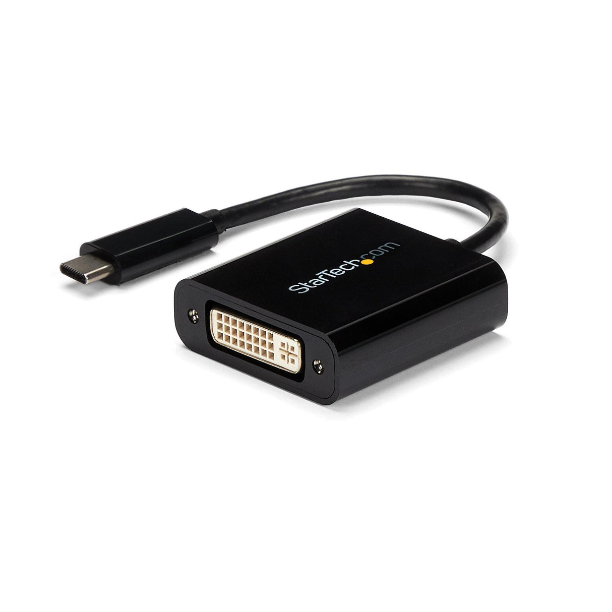STARTECH USB C to DVI Adapter - Black - 1920x1200 - USB Type C Video Converter for Your DVI D Display|Monitor|Projector - 1080p Type-C to DVI-D Converter (CDP2DVI) (CDP2DVI)