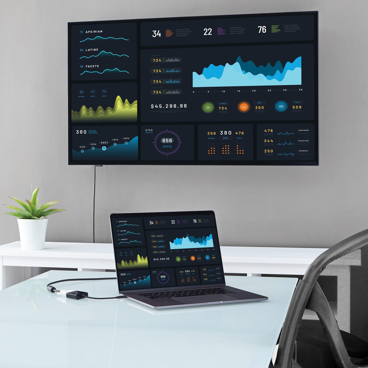 STARTECH USB C to DVI Adapter - Black - 1920x1200 - USB Type C Video Converter for Your DVI D Display|Monitor|Projector - 1080p Type-C to DVI-D Converter (CDP2DVI) (CDP2DVI)