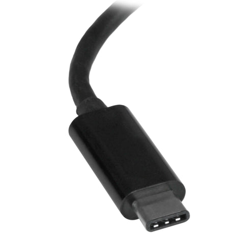 STARTECH USB-C to Gigabit Ethernet Adapter - Black - Thunderbolt 3 |4 Compatible | Windows & Mac - RJ45 LAN Network Converter (US1GC30B) (US1GC30B)