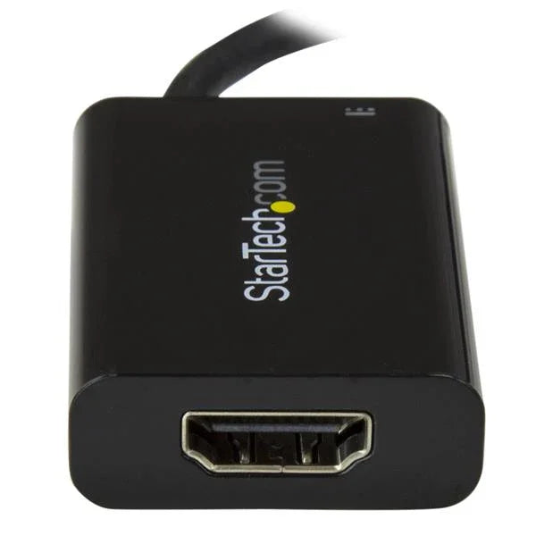 STARTECH USB C to HDMI 2.0 Adapter with Power Delivery - 4K 60Hz USB Type-C to HDMI Display Video Converter - 60W PD Pass-Through Charging Port - Thunderbolt 3 Compatible - Black (CDP2HDUCP) (CDP2HDUCP)