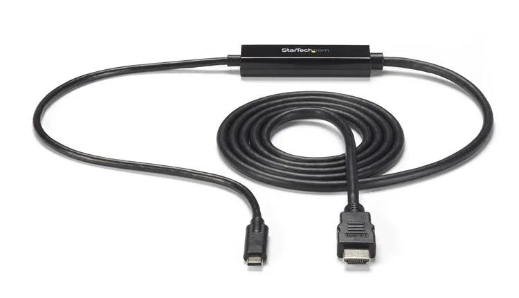 STARTECH USB C to HDMI Cable - 3 ft | 1m - USB-C to HDMI 4K 30Hz - USB Type C to HDMI - Computer Monitor Cable (CDP2HDMM1MB)